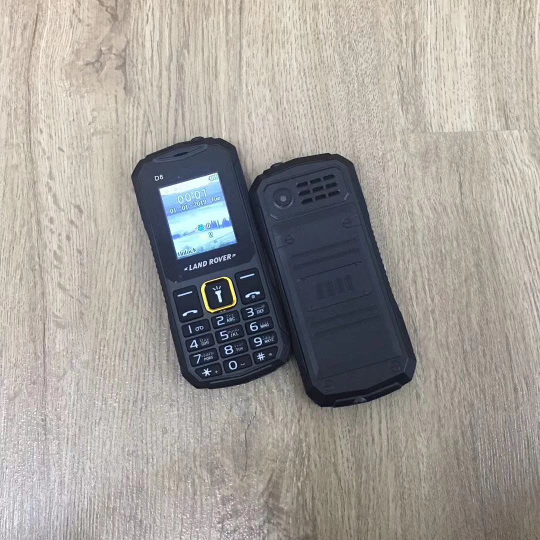 (BLACK)LAND ROVER D8 DUAL-SIM BASIC PHONE IMPORT REFURBISHED